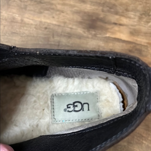 UGG Womens Bonhan Brown Leather Shoes Boots size 9.5 - Picture 2 of 8